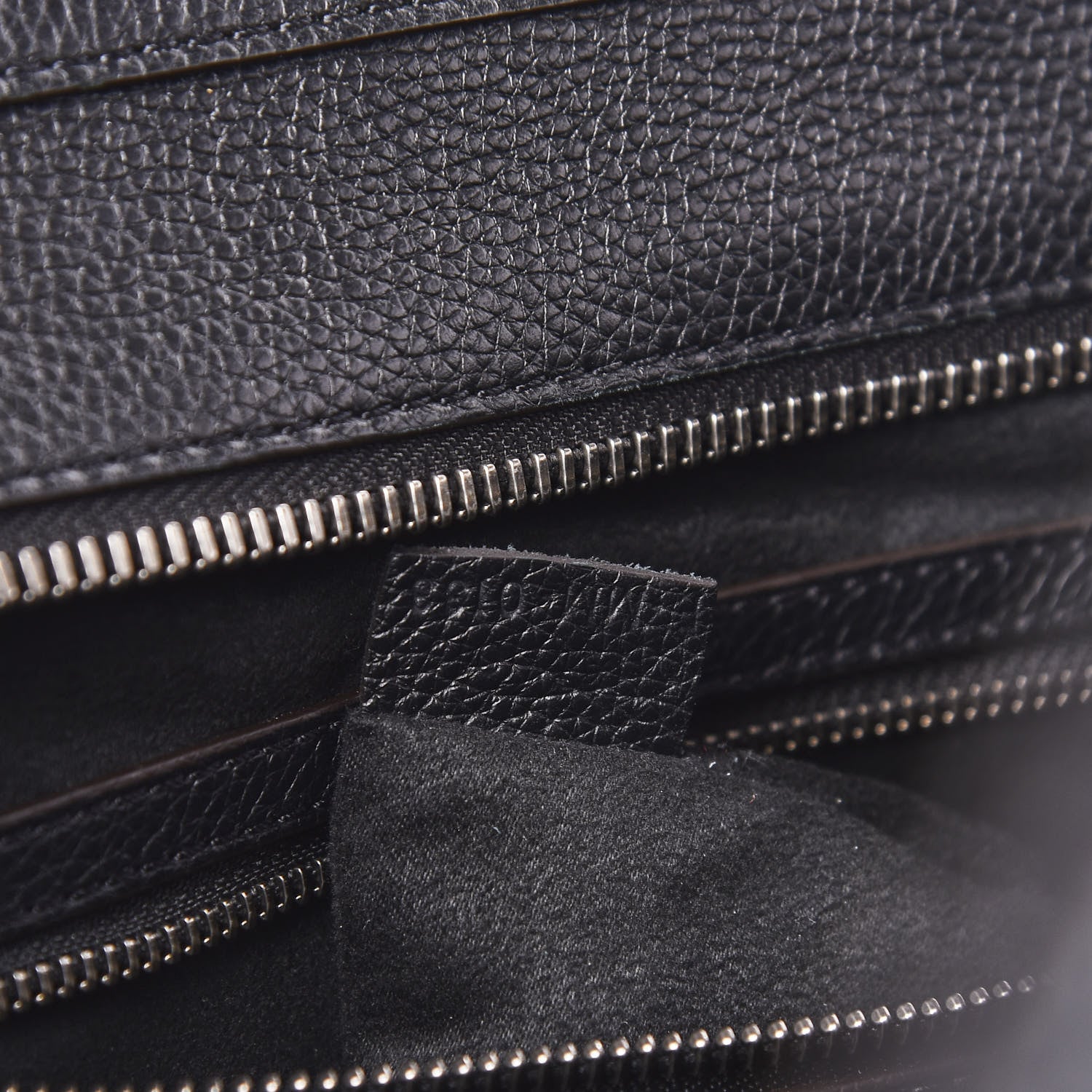 Celine Drummed Calfskin Mini Luggage Black 7 of 10