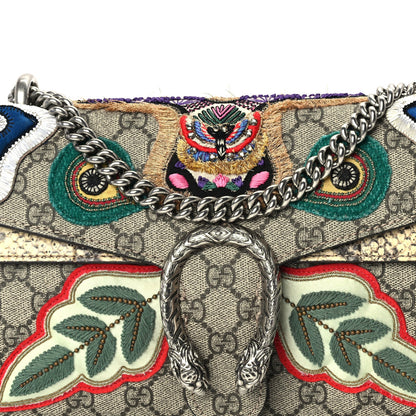Gucci GG Supreme Monogram Snakeskin Embroidered Small Dionysus Shoulder Bag 7 of 9