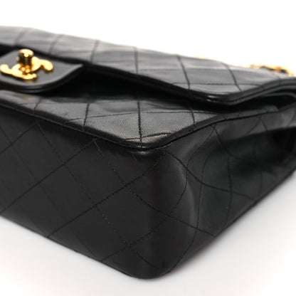 Chanel Lambskin Quilted Medium Double Flap Black 10 of 12