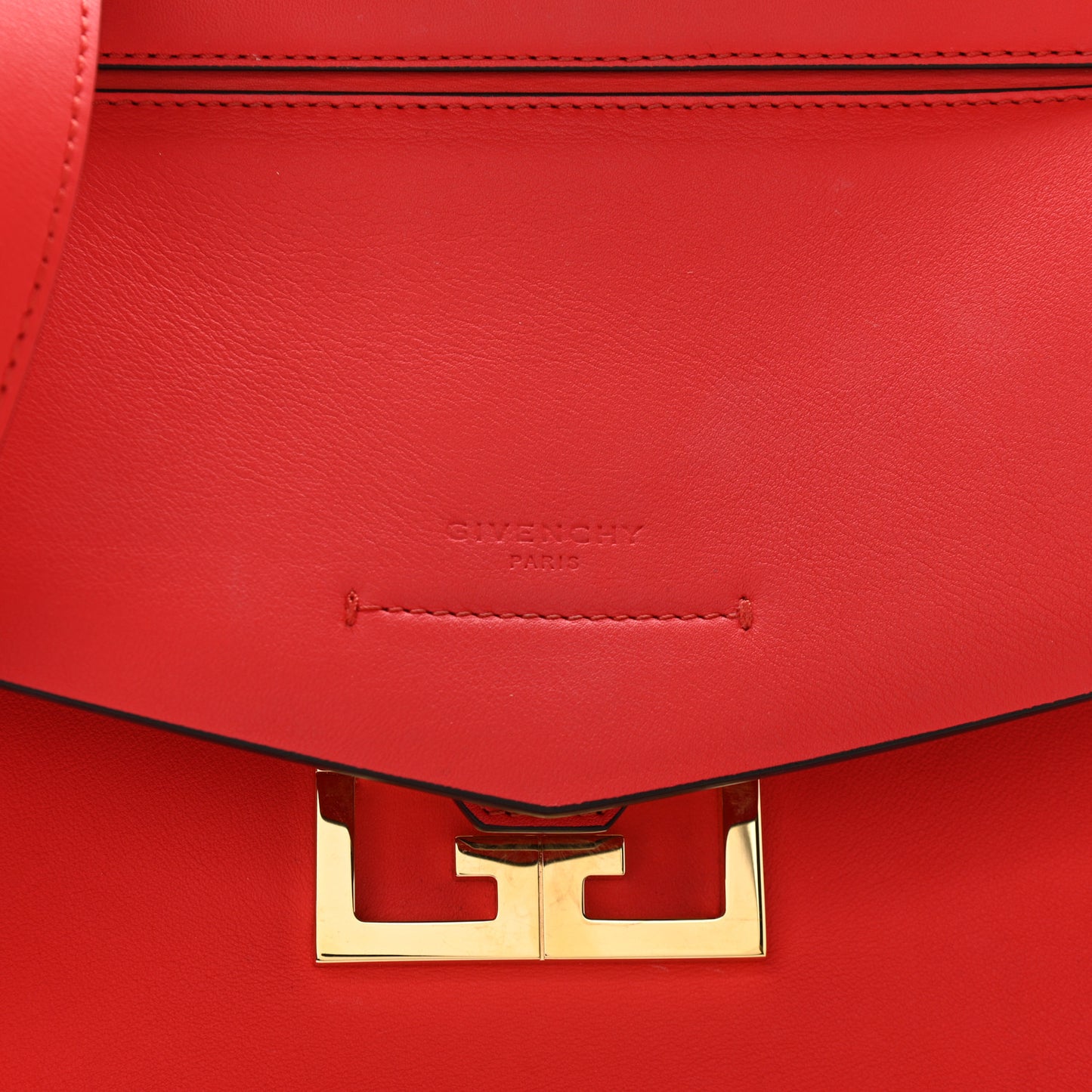 Calfskin Small Mystic Shoulder Bag Red