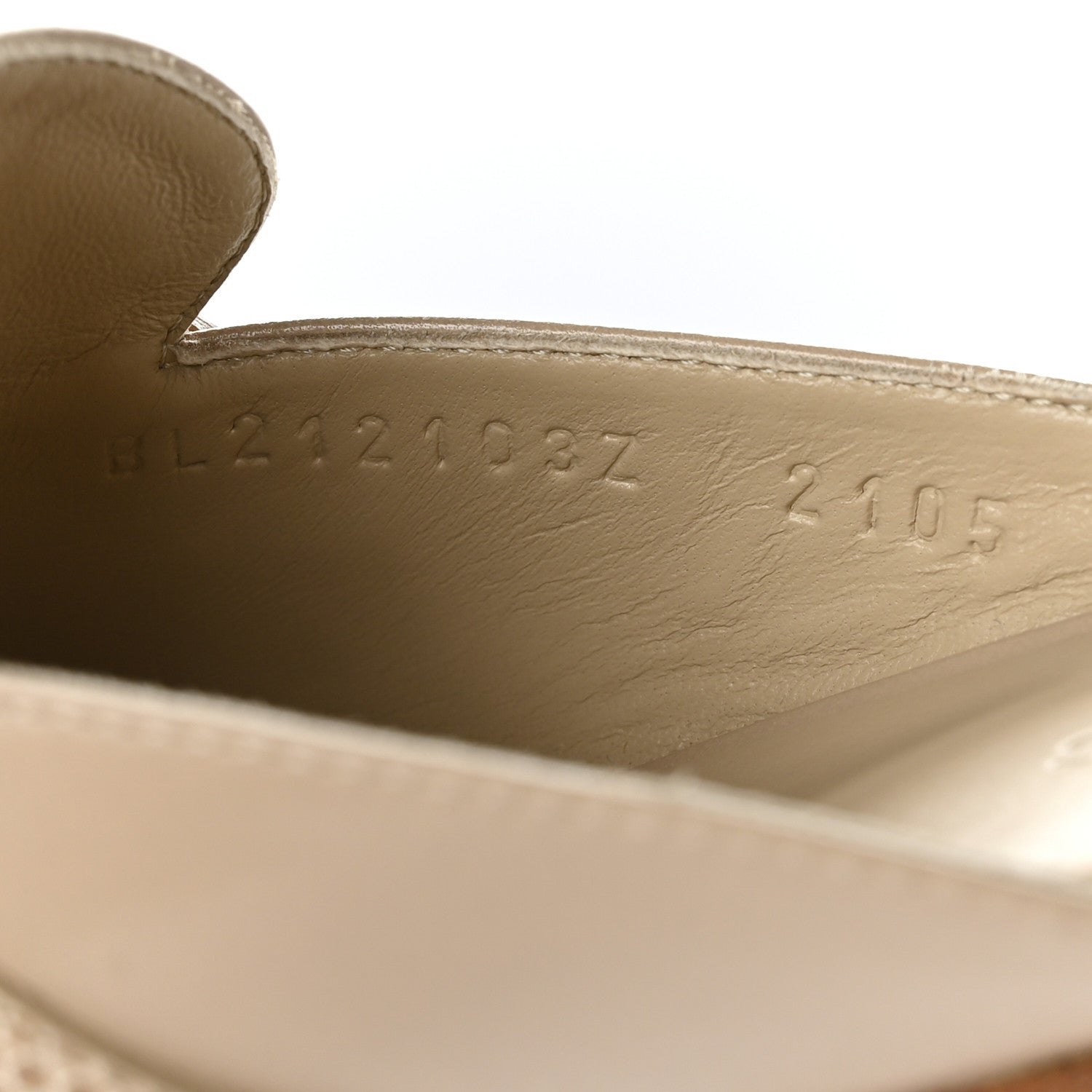 Hermes Shiny Lizard Calfskin Oz Mules 36 Beige Sarrazin 5 of 9