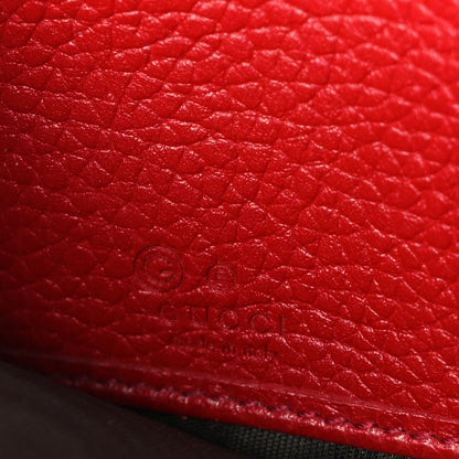 Gucci Pebbled Calfskin Soho Zip Around Wallet Red 6 of 8