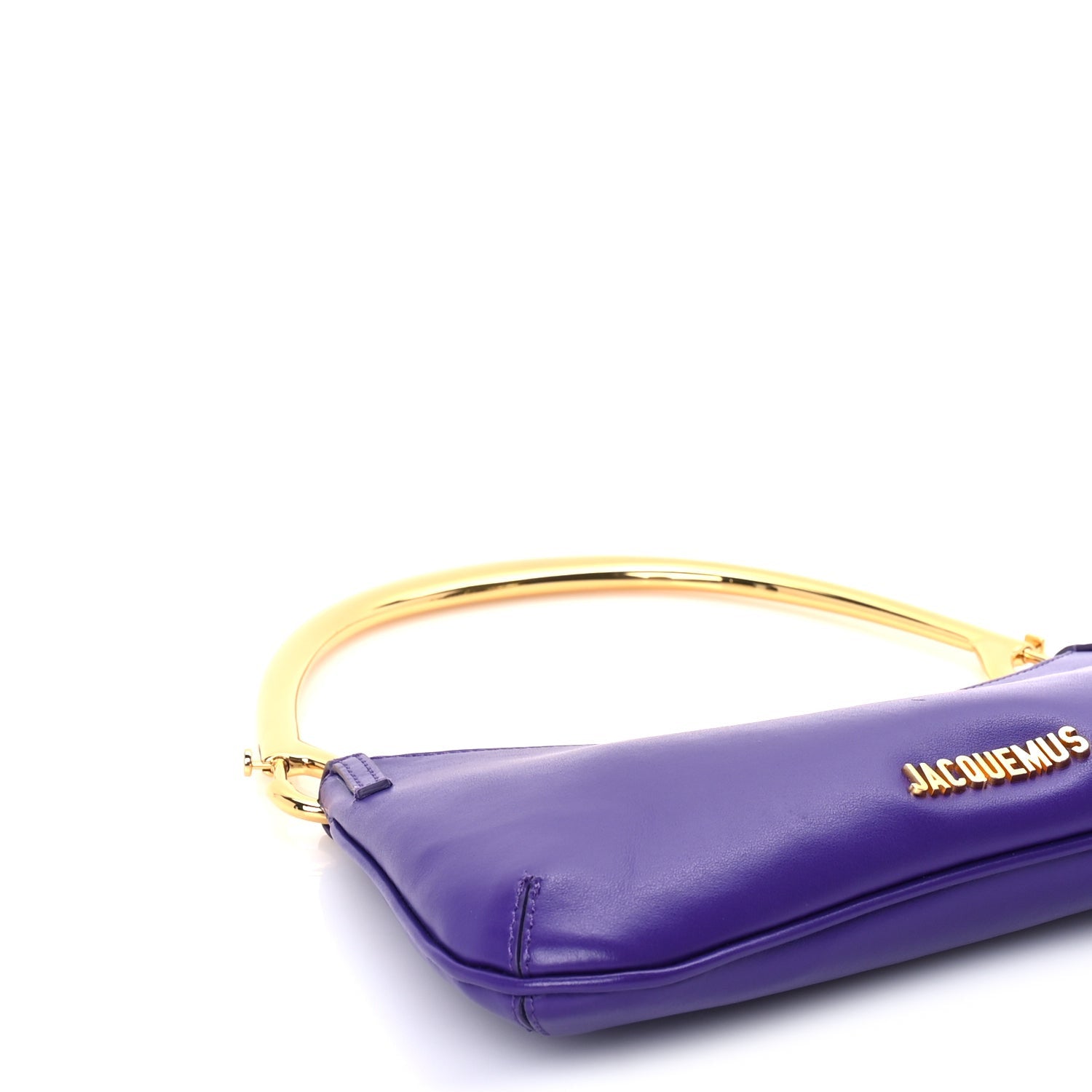 Jacquemus Smooth Calfskin Le Bisou Mousqueton  Purple 7 of 8