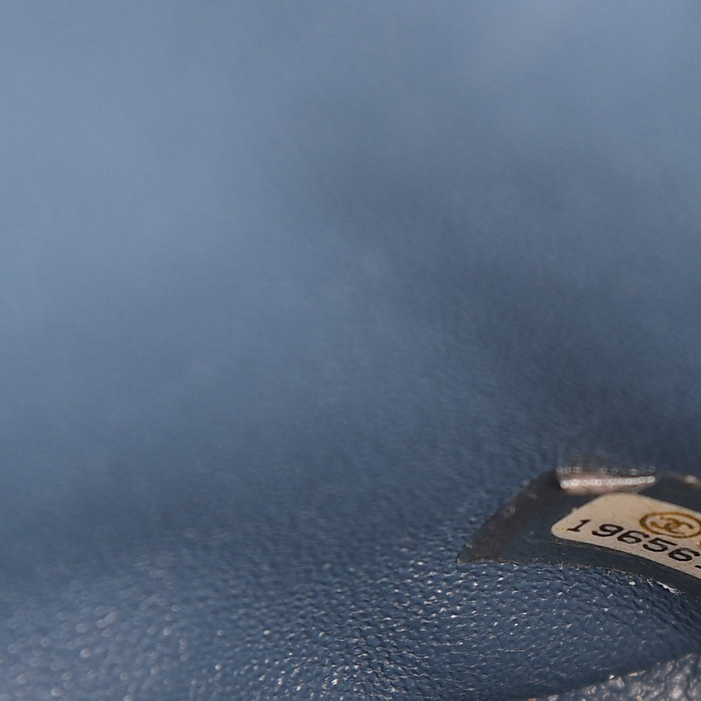 Caviar Quilted Mini Square Flap Dark Blue