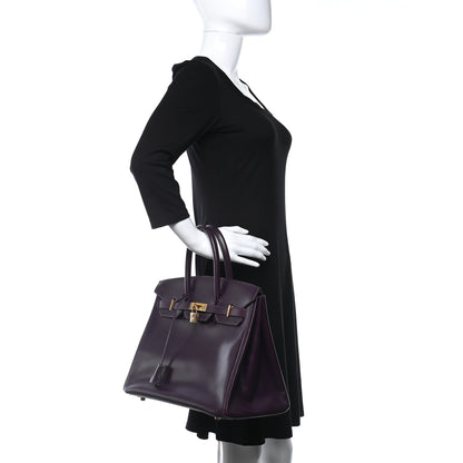 Hermes Box Birkin 35 Raisin 2 of 13