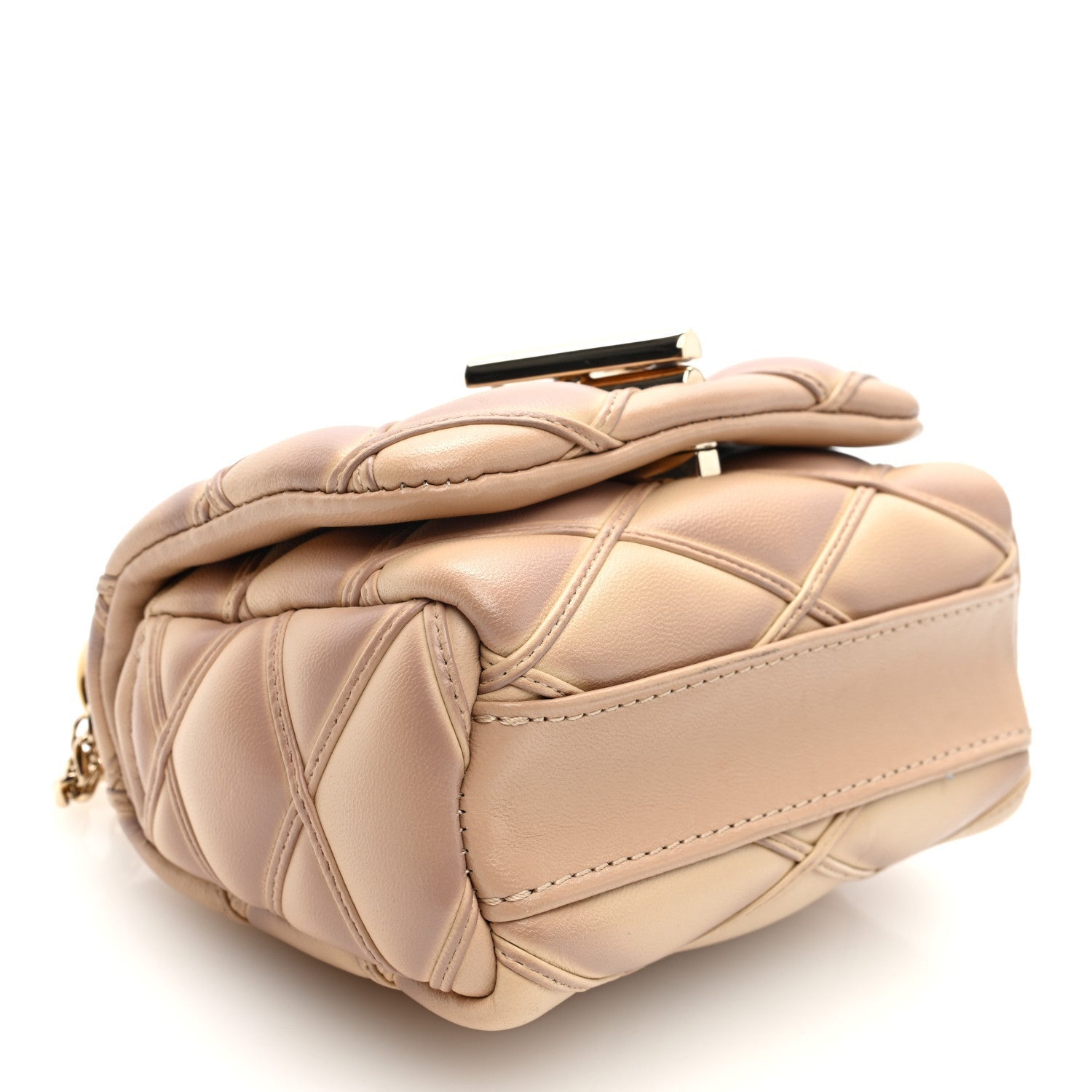Louis Vuitton Lambskin Malletage Pico GO-14 Beige Pink 4 of 7