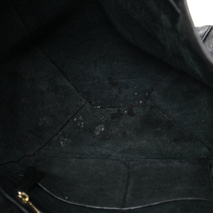 Celine Soft Grained Calfskin Small Belt Cabas Phantom Black 5 of 12