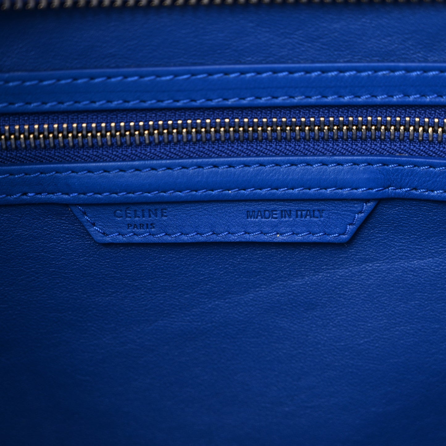 Smooth Calfskin Mini Luggage Royal Blue