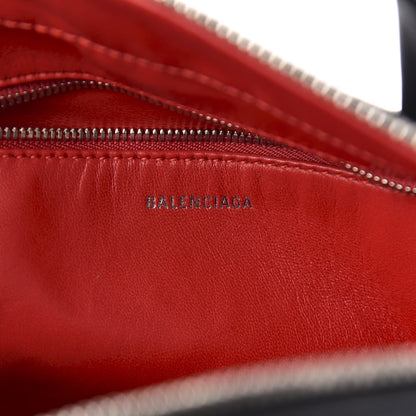 Balenciaga Calfskin S Triangle Duffle Black 6 of 11