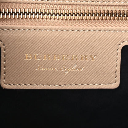 Burberry Trench Calfskin Medium DK88 Top Handle Bag Honey 5 of 7
