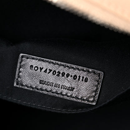 Saint Laurent Lambskin Monogram Small Lou Camera Bag Dark Beige 7 of 14