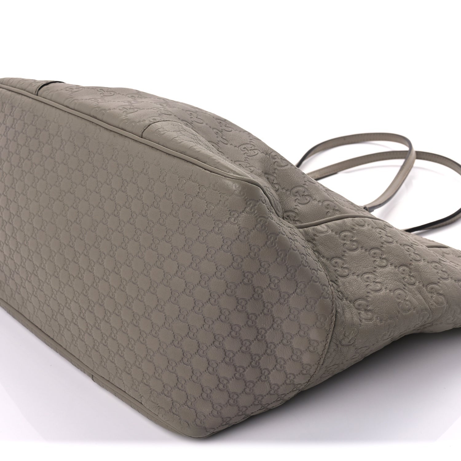 Gucci ssima Medium Bree Zippered Tote Storm Grey 7 of 8