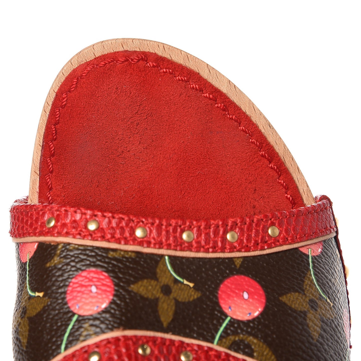 Monogram Cerises Mules Heels 37.5