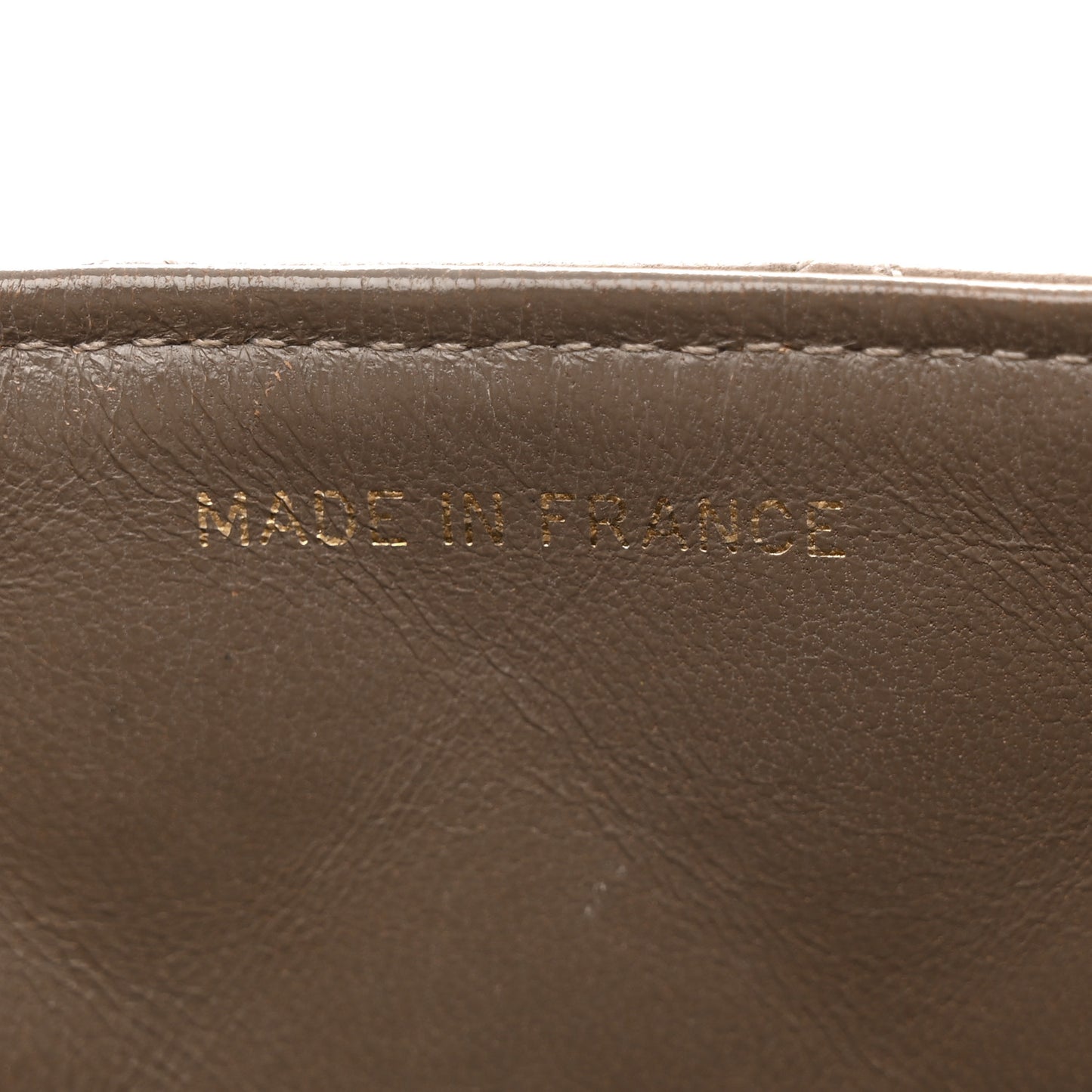 Lambskin Quilted Medium Single Flap Beige