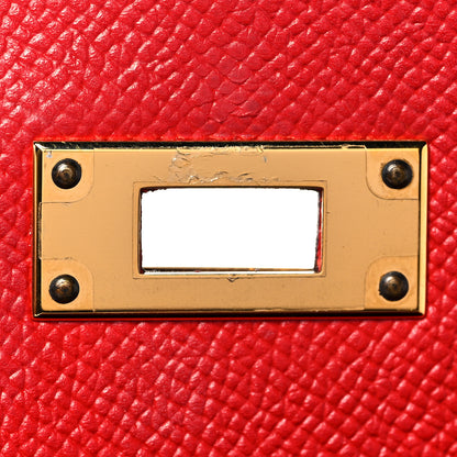 Hermes Epsom Kelly Sellier 35 Rouge Casaque 31 of 35