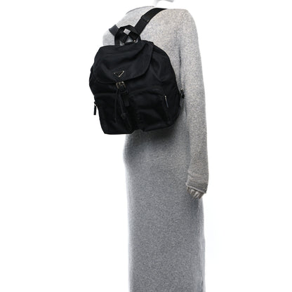 Prada Nylon Vela Large Backpack Black 2 of 9