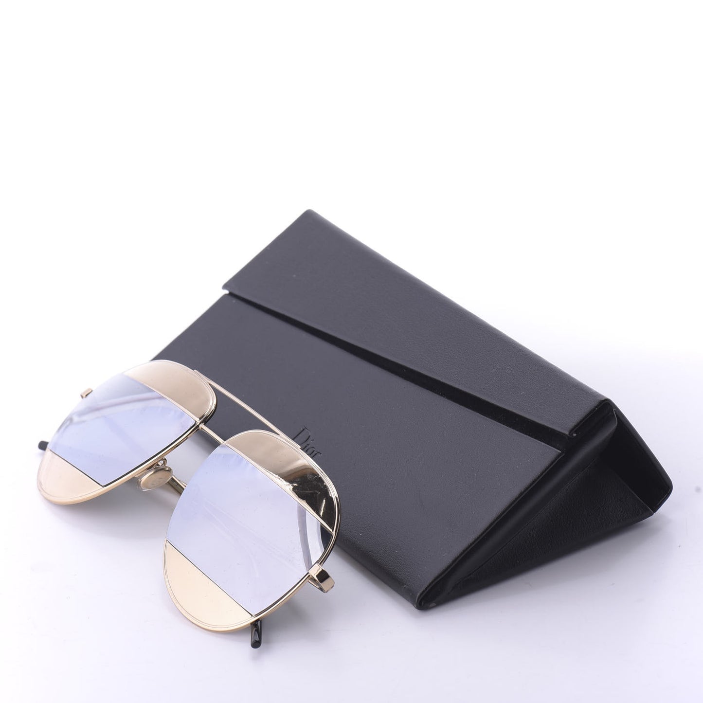 Split 1 Aviator Sunglasses Gold