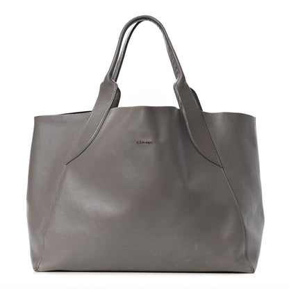 Lanvin Calfskin Trapeze Tote Grey 1 of 6