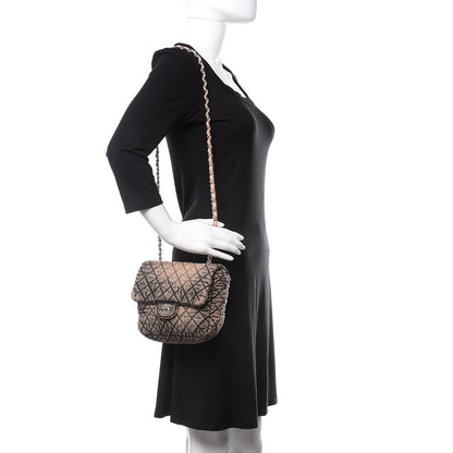 Chanel Washed Denim Quilted Small Denimpression Flap Rose Clair 2 of 12