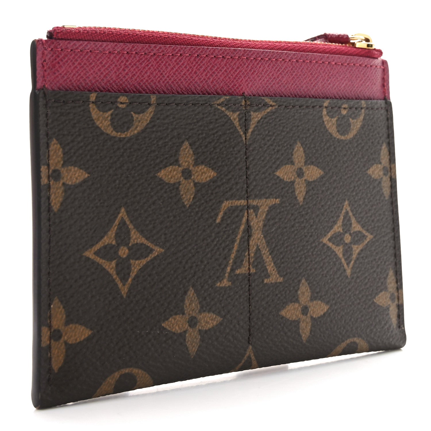 Louis Vuitton Monogram Zipped Card Holder Fuchsia 3 of 6