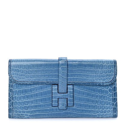 Hermes Matte Niloticus Crocodile Jige Elan 29 Mykonos 1 of 7