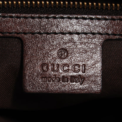 Gucci Monogram Medium Jockey Tote Brown 6 of 7