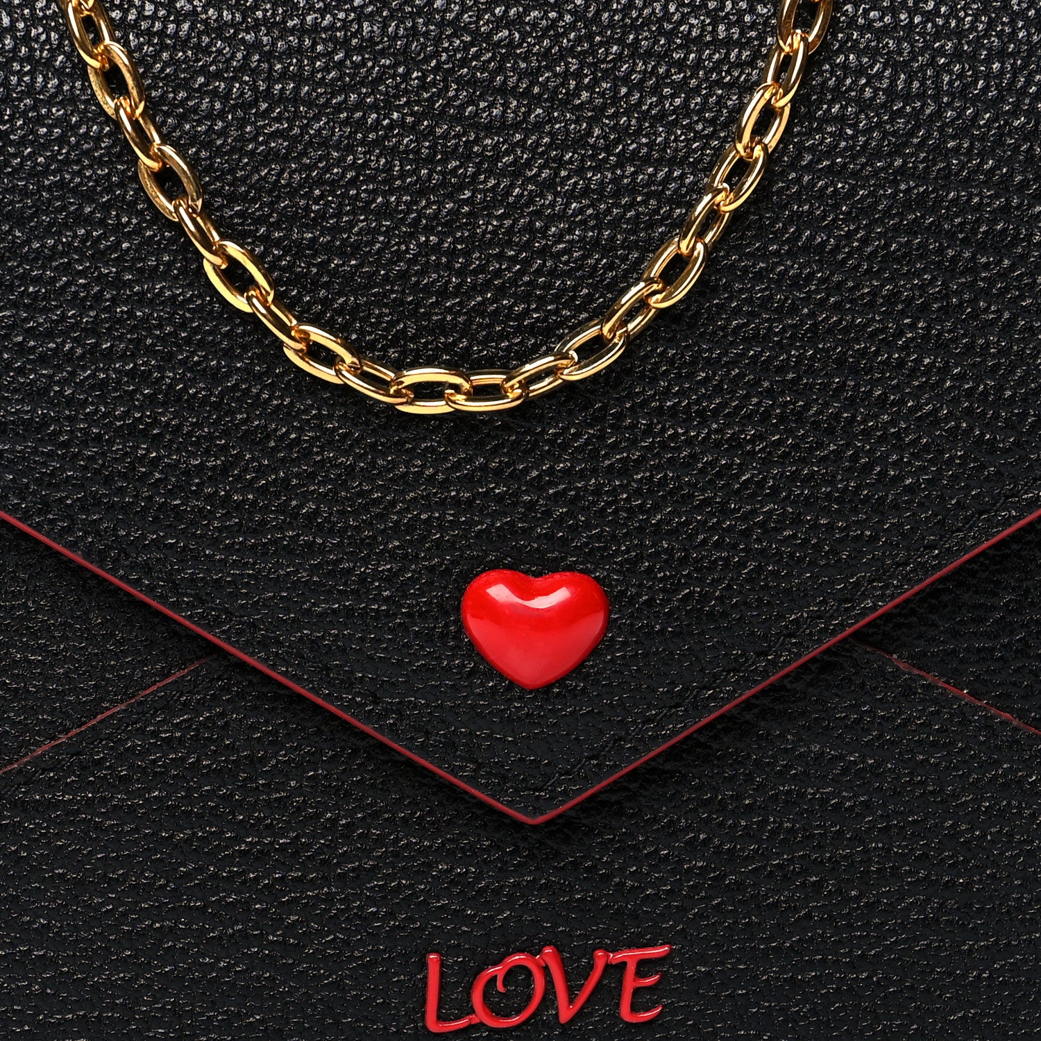 Miu Miu Goatskin Madras Love Wristlet Pouch Black 7 of 7