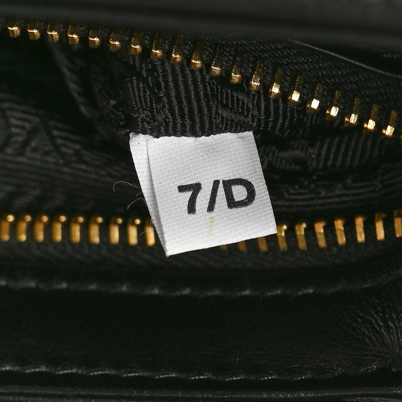 Prada Saffiano Lux Embleme Flap Shoulder Bag Black 7 of 10