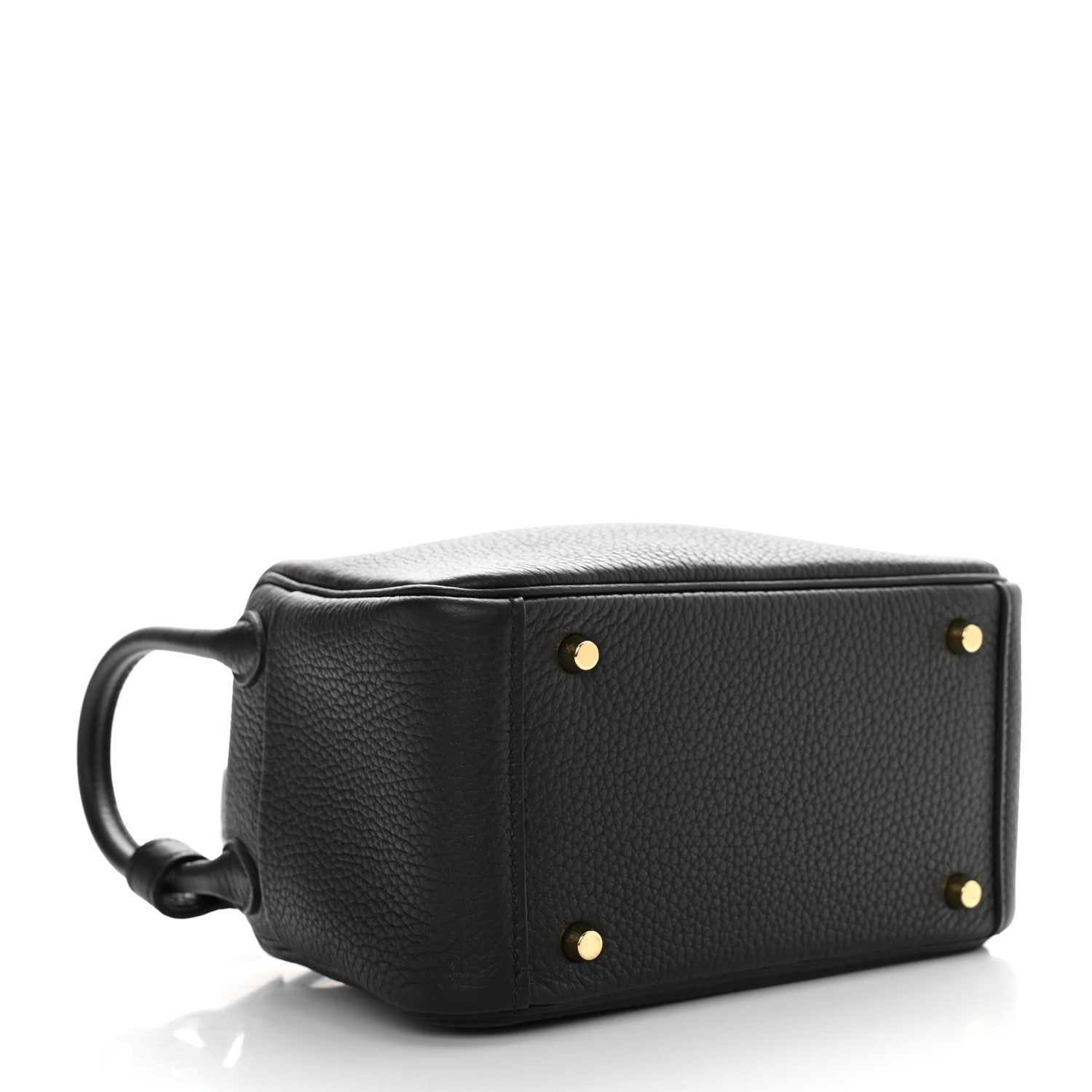 Hermes Taurillon Clemence Mini Lindy 20 Black 4 of 11