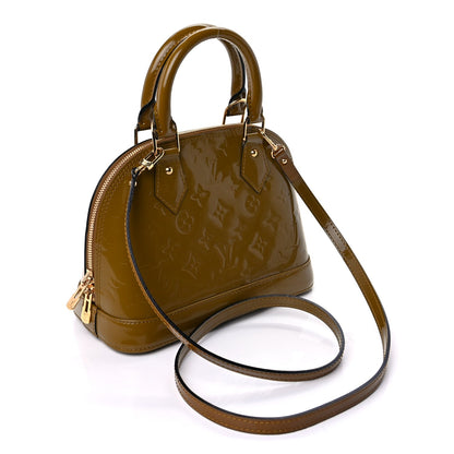 Louis Vuitton Vernis Alma BB  Vert Olive 2 of 7