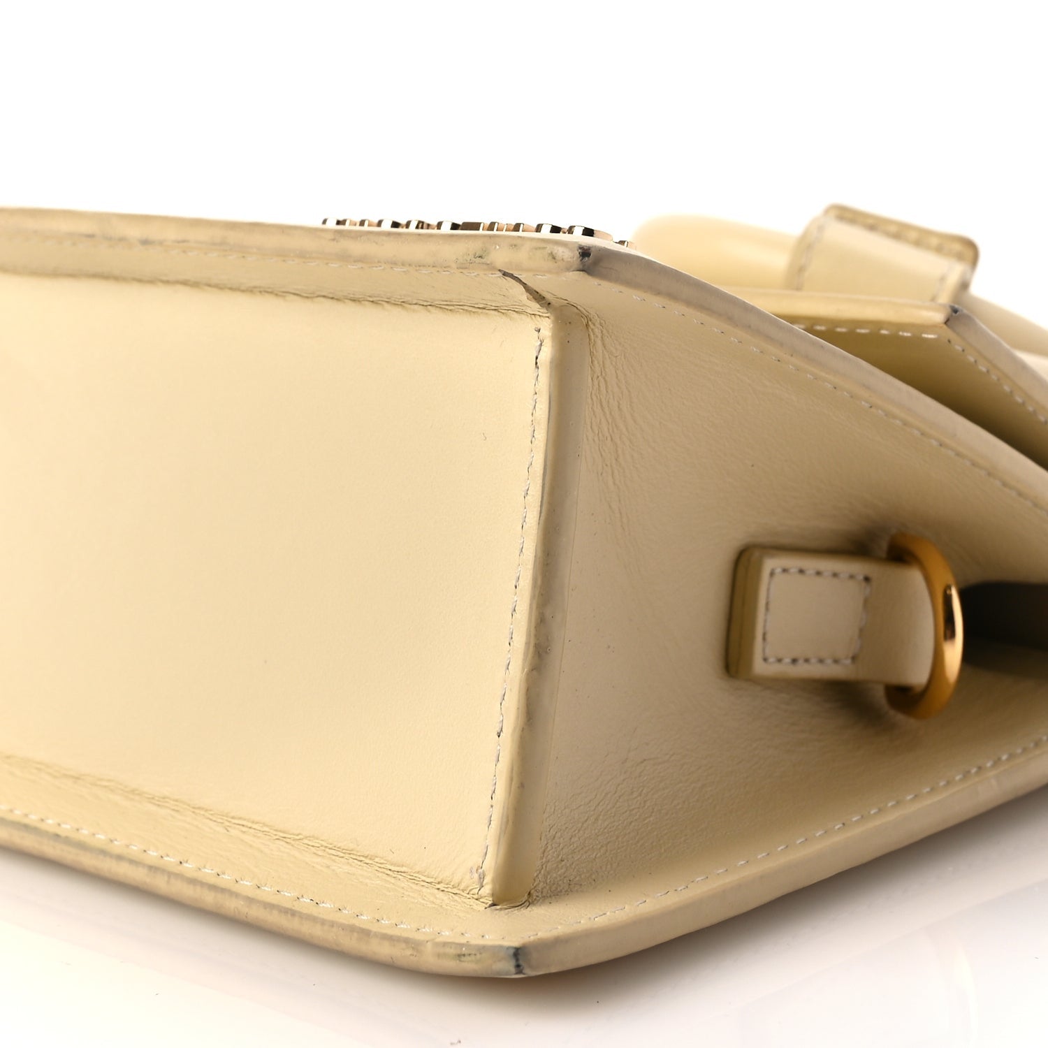 Jacquemus Smooth Calfskin Le Chiquito Noeud Beige 8 of 9