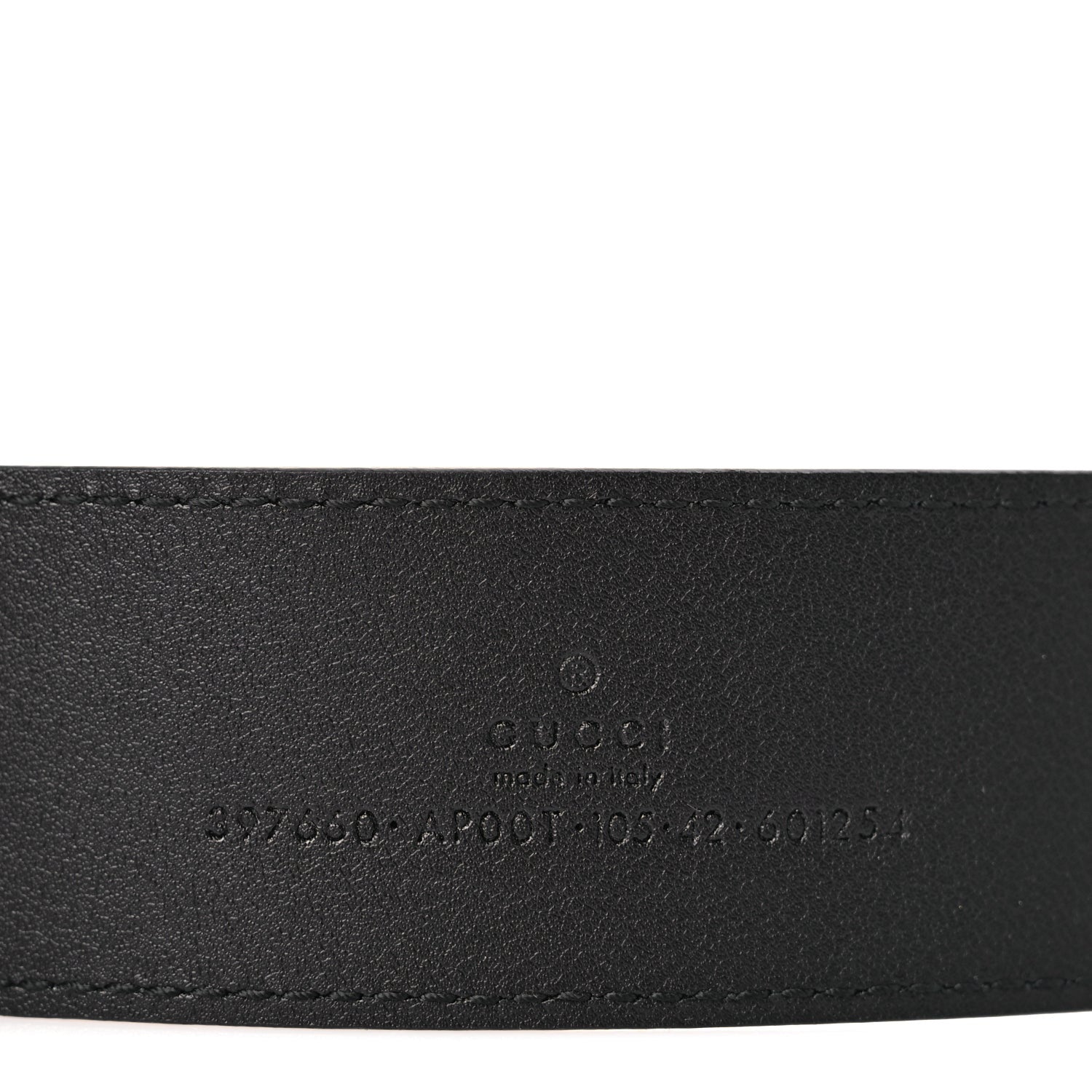 Gucci Calfskin Double G 40mm Belt 105 42 Black 3 of 5