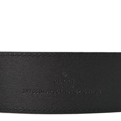 Gucci Calfskin Double G 40mm Belt 105 42 Black 3 of 5