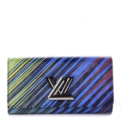 Louis Vuitton Epi Tropical Printed Twist Wallet Vert Rouge 1 of 10