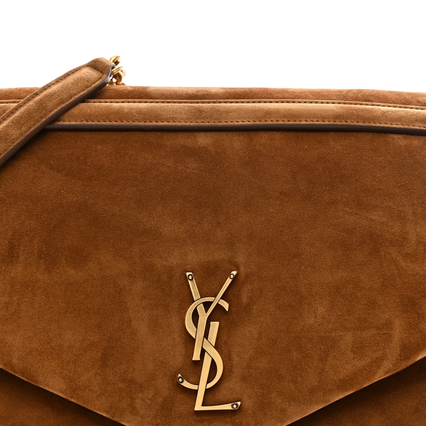 Suede Large Calypso Caramel Cognac