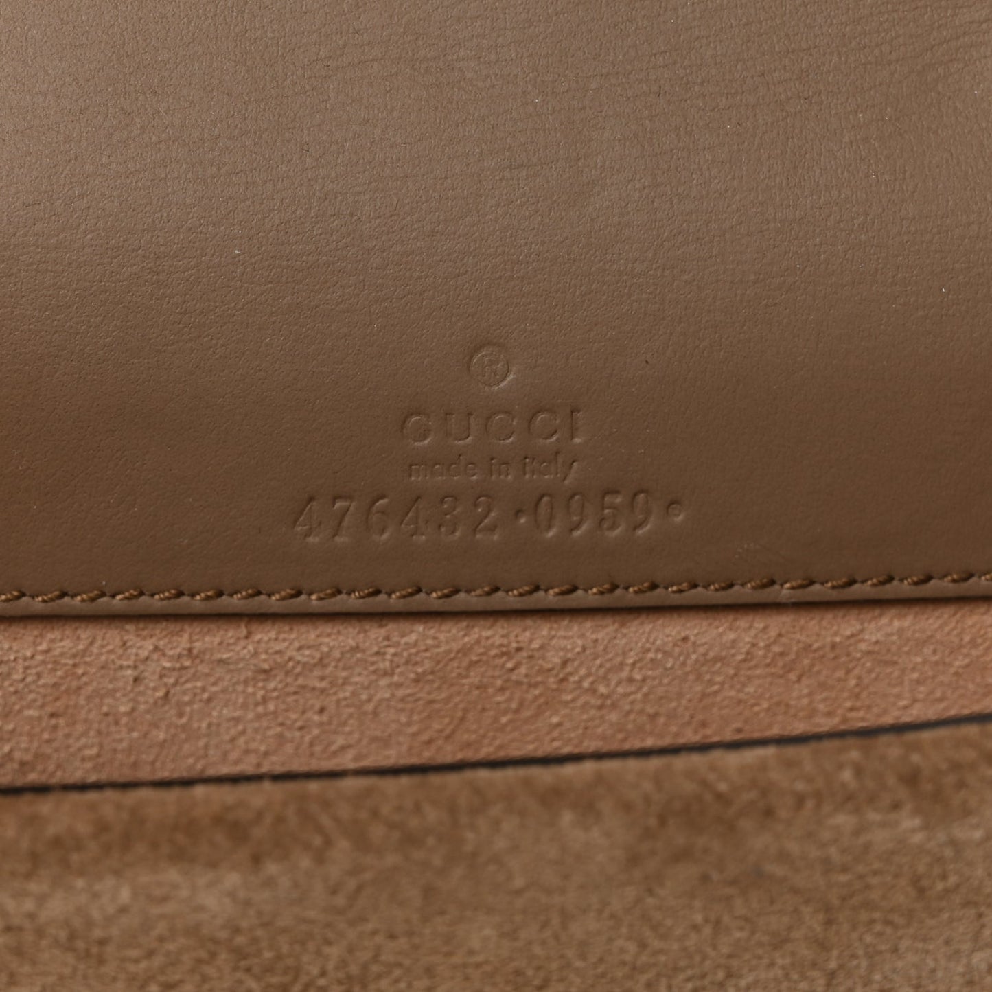 GG Supreme Monogram Super Mini Dionysus Shoulder Bag Taupe