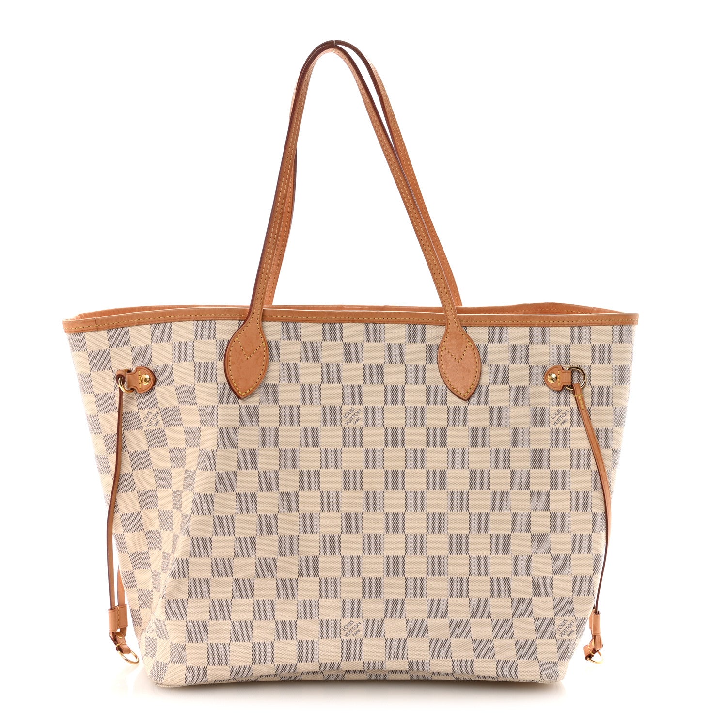 Louis Vuitton Damier Azur Neo Neverfull MM Rose Ballerine 1 of 10