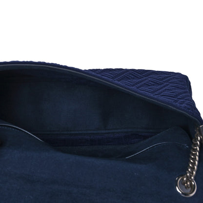 Fendi Technical Fabric FF Large Chain Baguette Marino 5 of 10