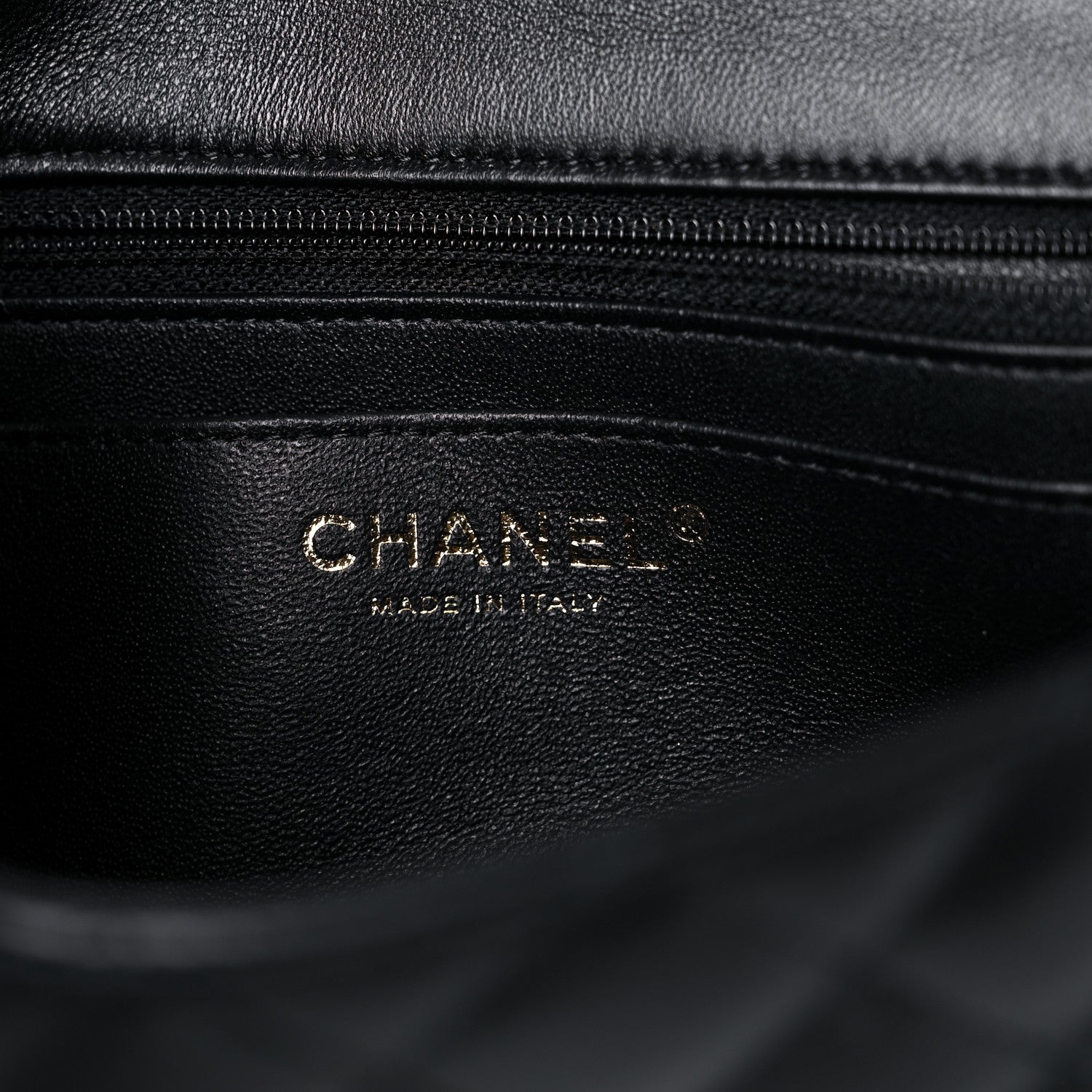 Chanel Lambskin Quilted Mini Rectangular Flap Black 6 of 11