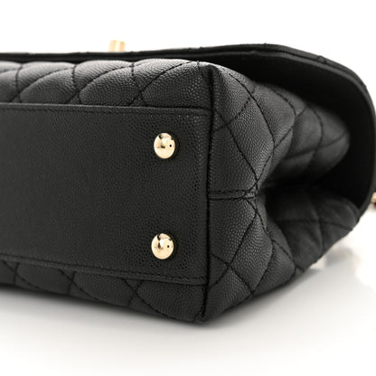 Chanel Caviar Quilted Mini Coco Handle Flap Black 10 of 11
