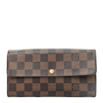 Louis Vuitton Damier Ebene Sarah Wallet 1 of 7