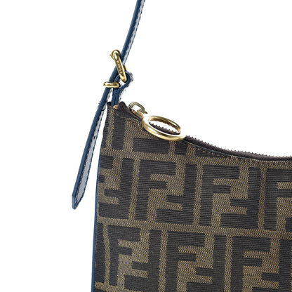 Fendi Zucca Small Hobo Tobacco Petrolio 8 of 10