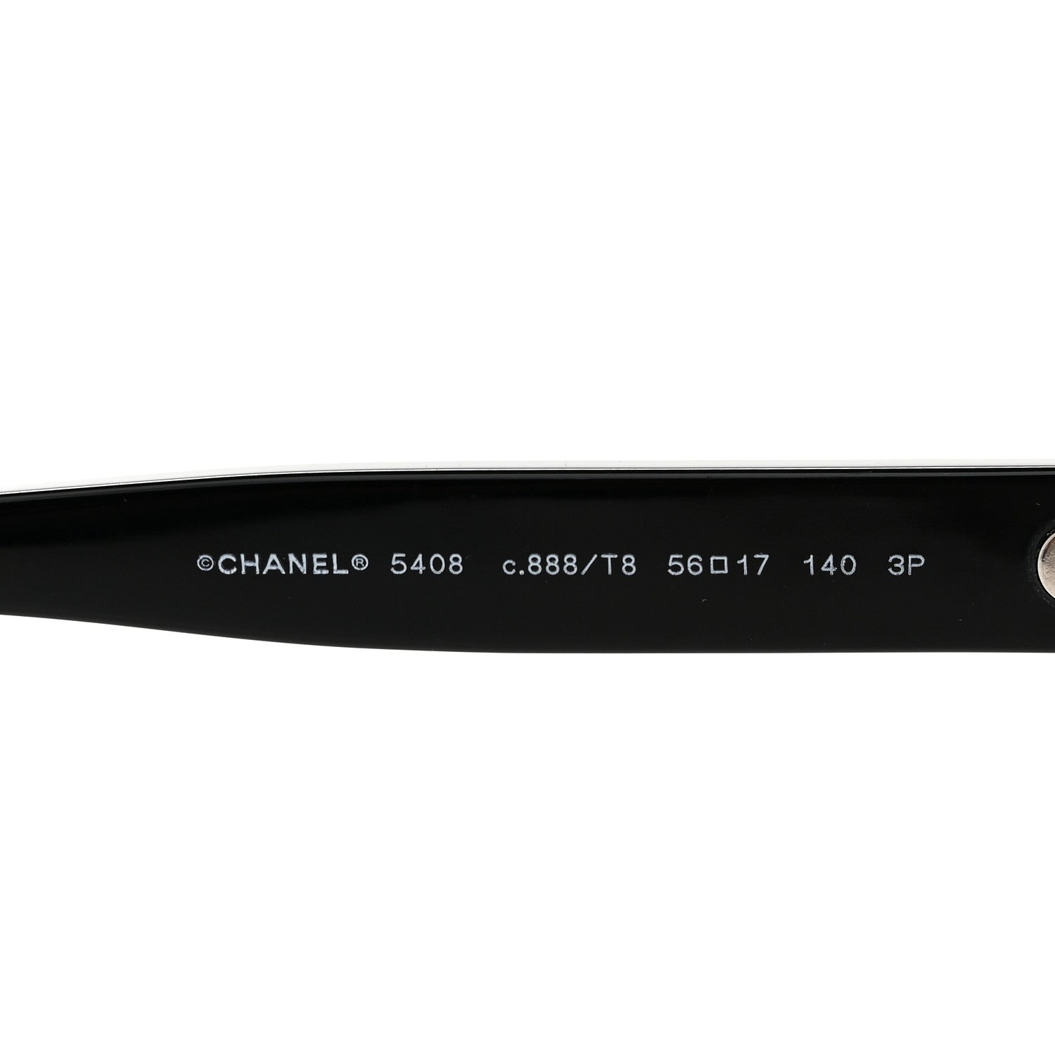 Chanel Acetate Polarized Square Sunglasses 5408 Black 5 of 9