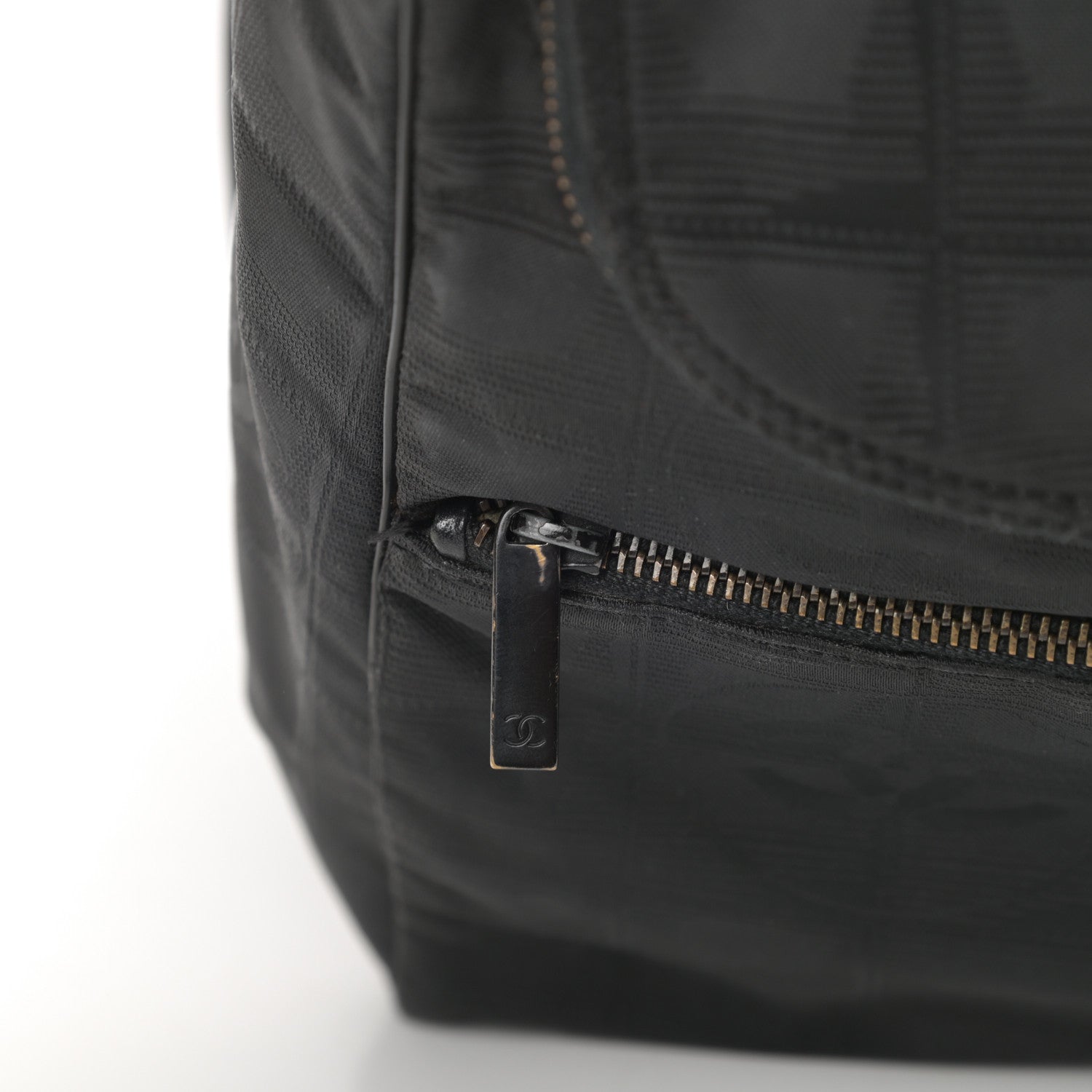 Chanel Nylon Travel Backpack Black 12 of 15