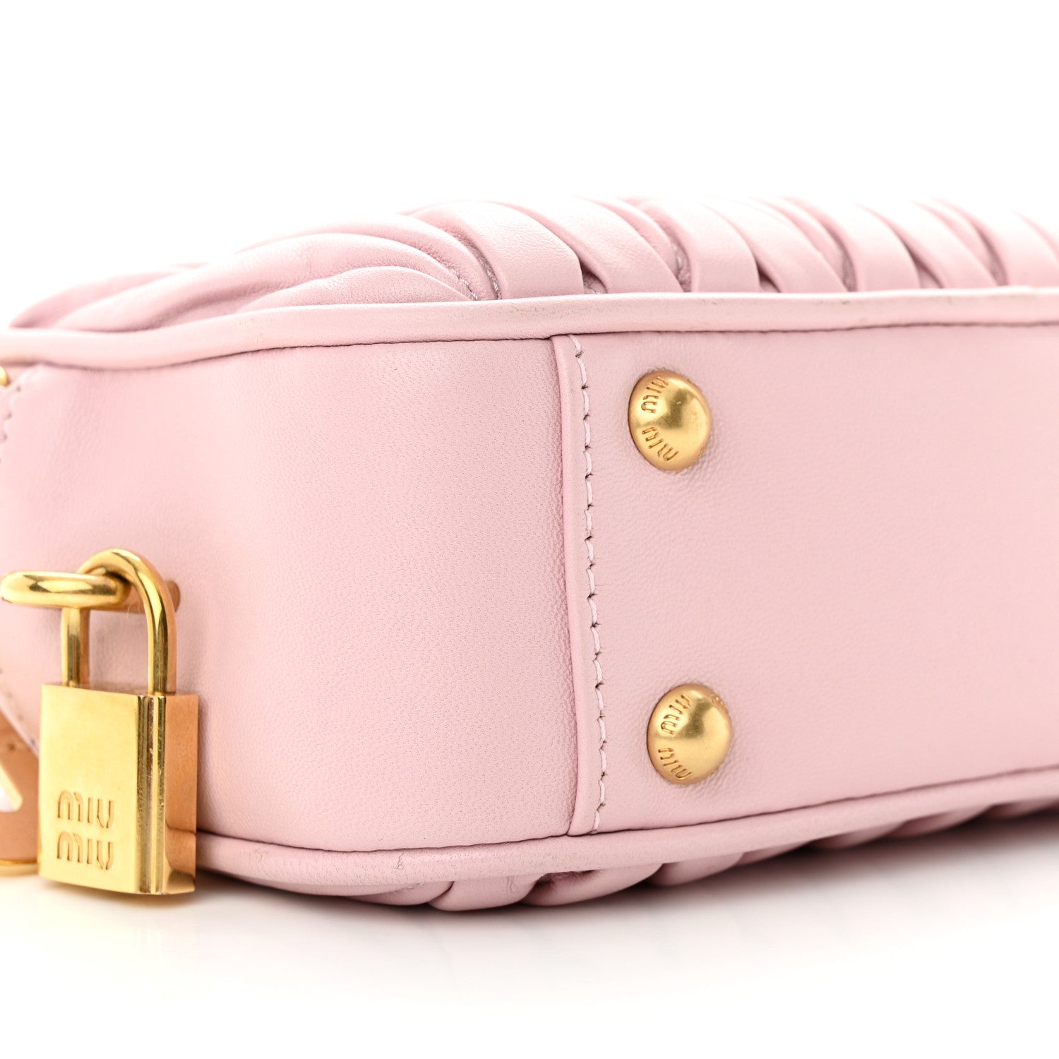 Miu Miu Nappa Matelasse Small Arcadie Alabastro 9 of 13