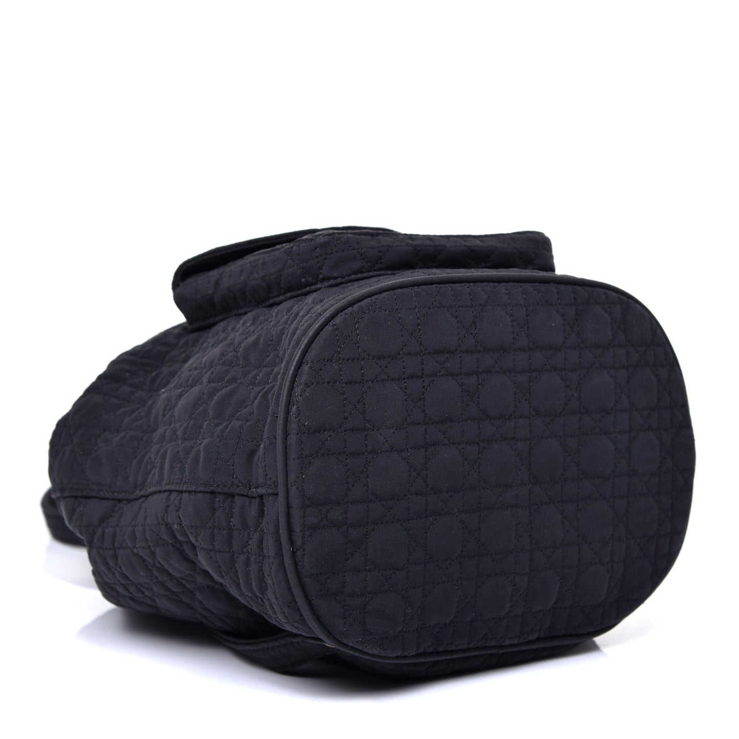 Nylon Cannage Backpack Navy Blue