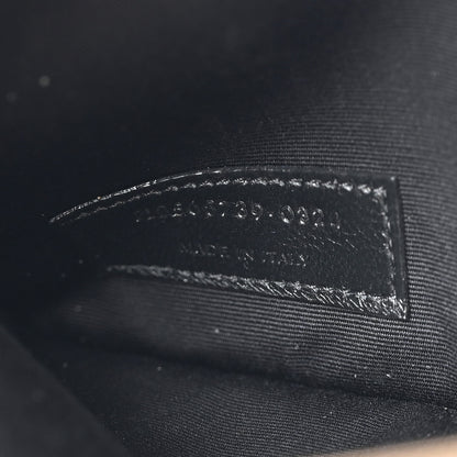 Saint Laurent Micro Raffia Uptown Pouch Natural Hay Blush 7 of 8