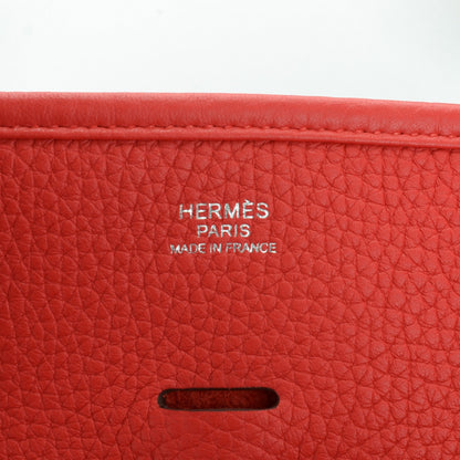 Hermes Taurillon Clemence Evelyne III PM Rouge Tomate 6 of 7