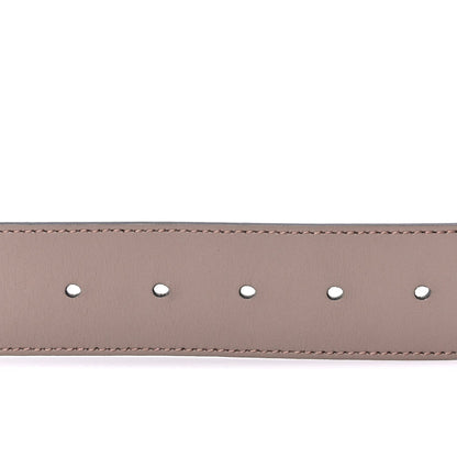 Gucci Calfskin Double G 40mm Belt 85 34  Porcelain Rose 3 of 5