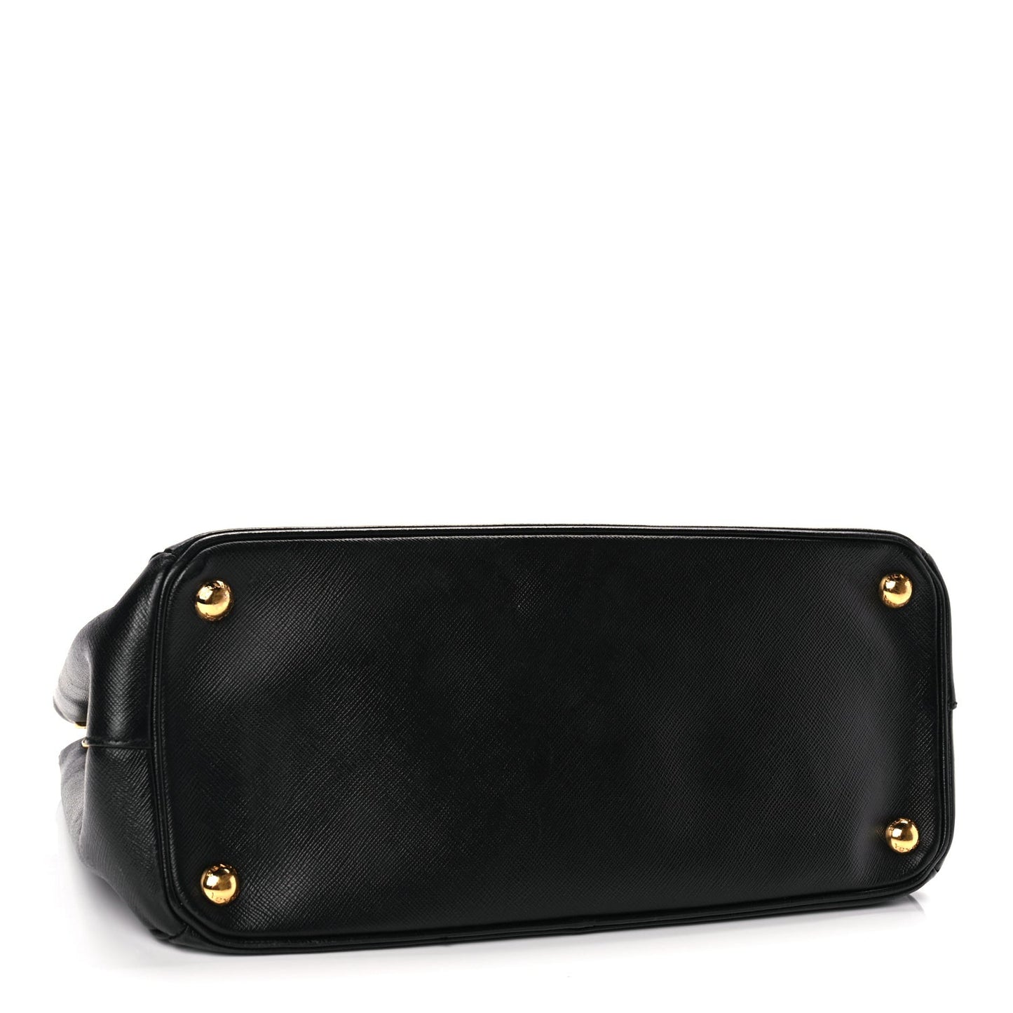Saffiano Small Galleria Double Zip Tote Black